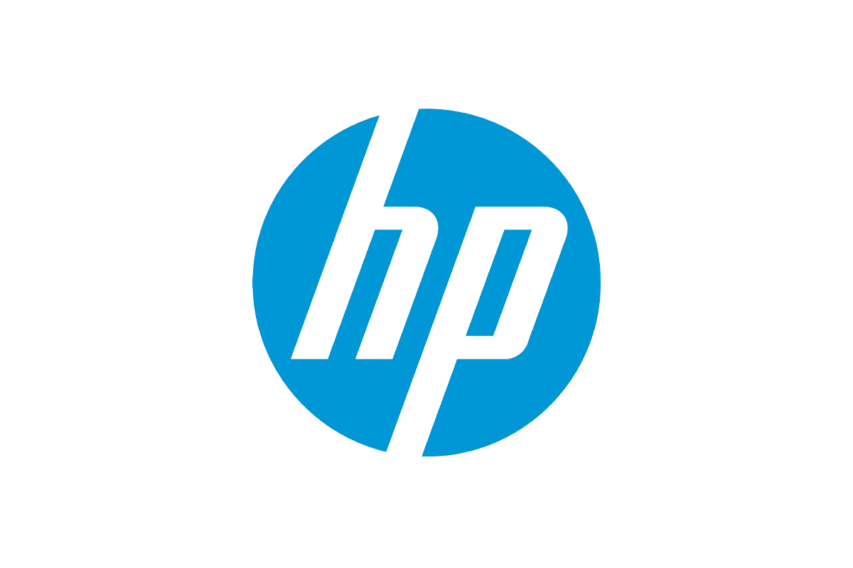 Logo HP, azienda tecnologica globale che si concentra sulla creazione di tecnologie che migliorino la vita digitale di tutti, partner di Hud Agency