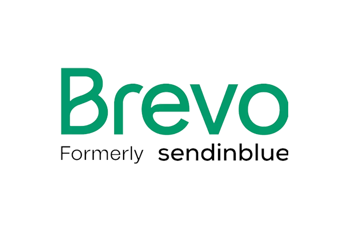 Logo Brevo, piattaforma di marketing relazionale che ci offre strumenti per la gestione delle campagne email, SMS, chat e marketing automation