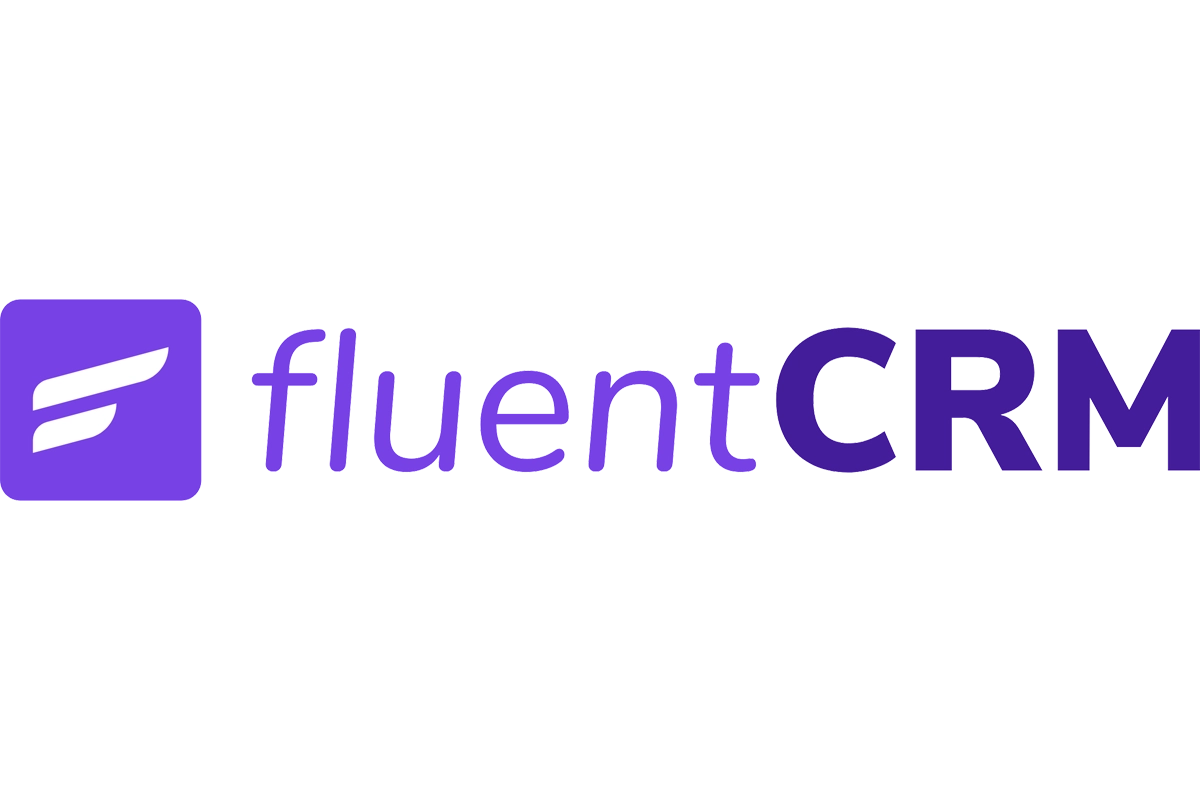 Logo FluentCRM, un plugin per WordPress che trasforma il tuo sito in una piattaforma di email marketing e CRM
