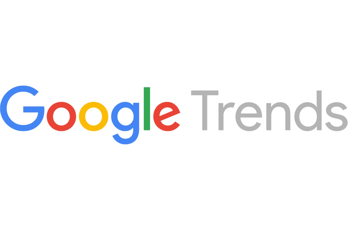 Logo di Google Trends, strumento che ci consente di analizzare la popolarità delle ricerche effettuate dagli utenti su Google. Permette di vedere quanto un determinato termine o argomento sia ricercato nel tempo