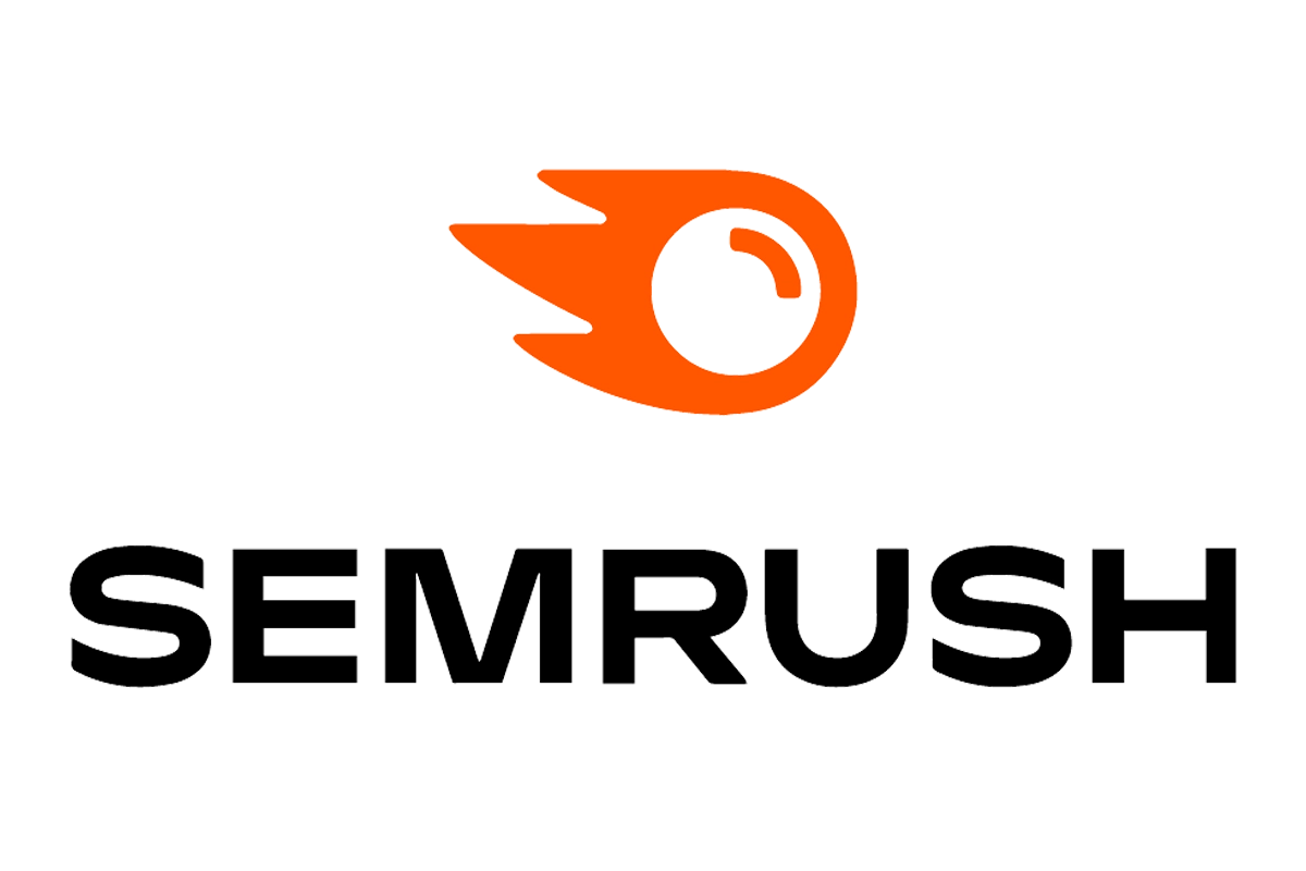 Logo Semrush, piattaforma di marketing digitale che utilizziamo per le funzionalità SEO, analisi della concorrenza, content marketing, il PPC advertising e la gestione dei social