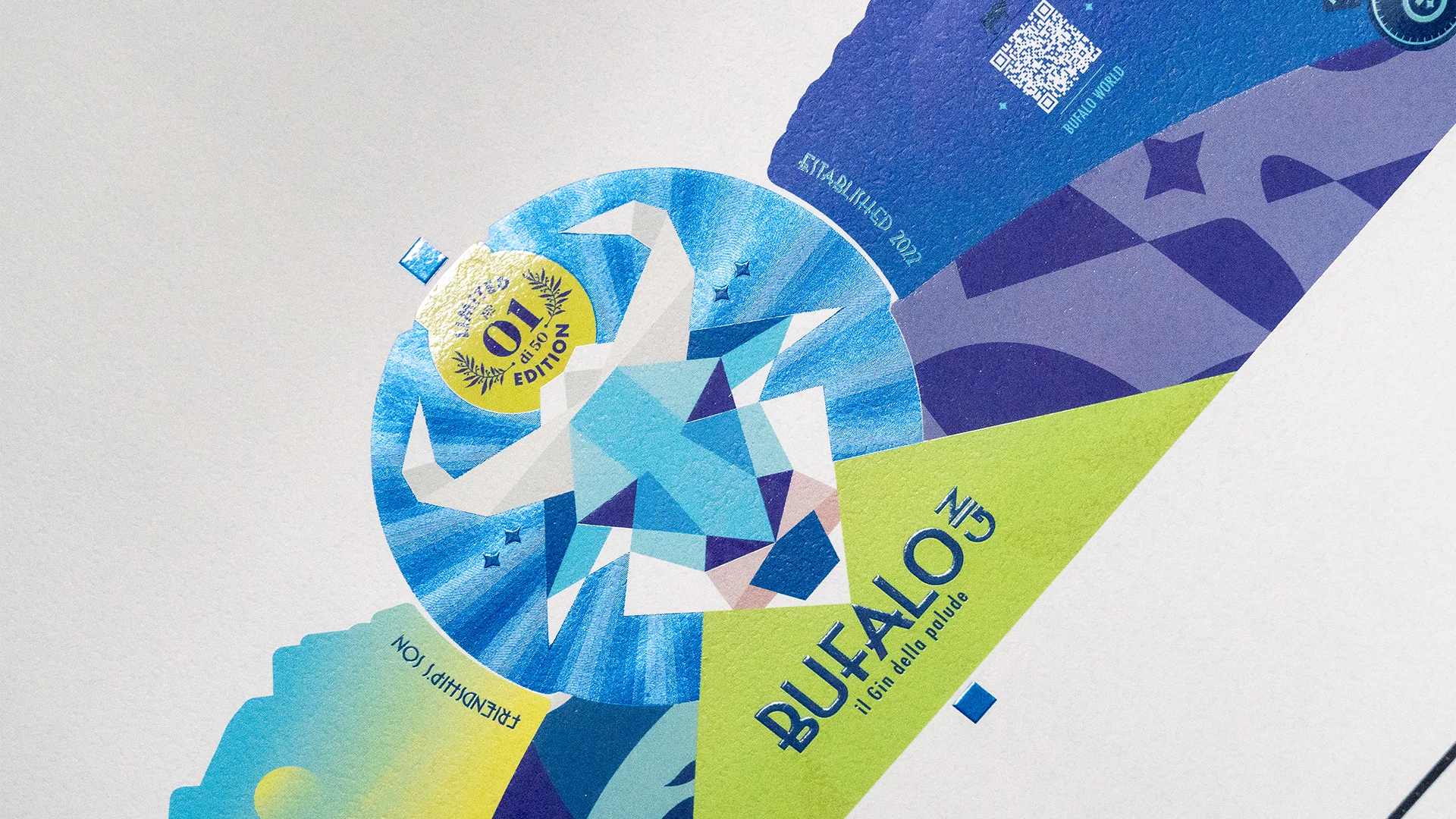 strategia di posizionamento con Label design per gin