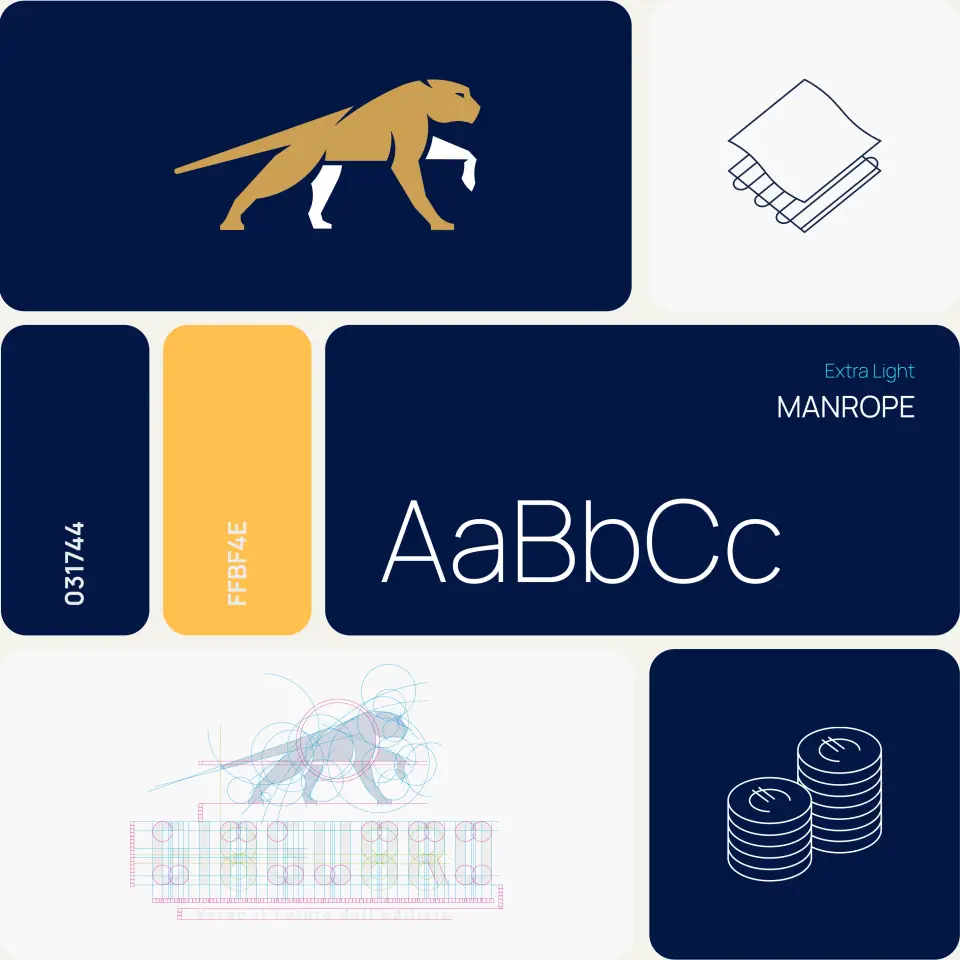 Motion graphic e animazioni 2D, Logo design, Color Palette, Nuovo Font, Restyling icone per Giaguaro Edilizia